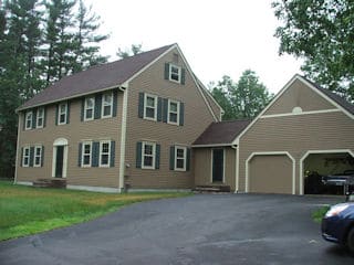 Painters Londonderry NH residential exterior painting.