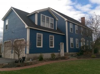 Painters Exeter NH residnetial exterior painting.